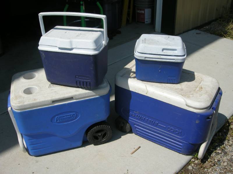 lot 116 image: Coleman, Igloo, Rubbermaid Coolers