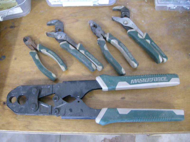 lot 135 image: Masterforce Crimper and Pliers
