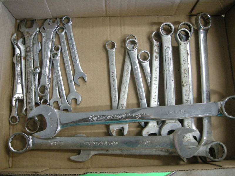 lot 133 image: Group Combination Wrenches