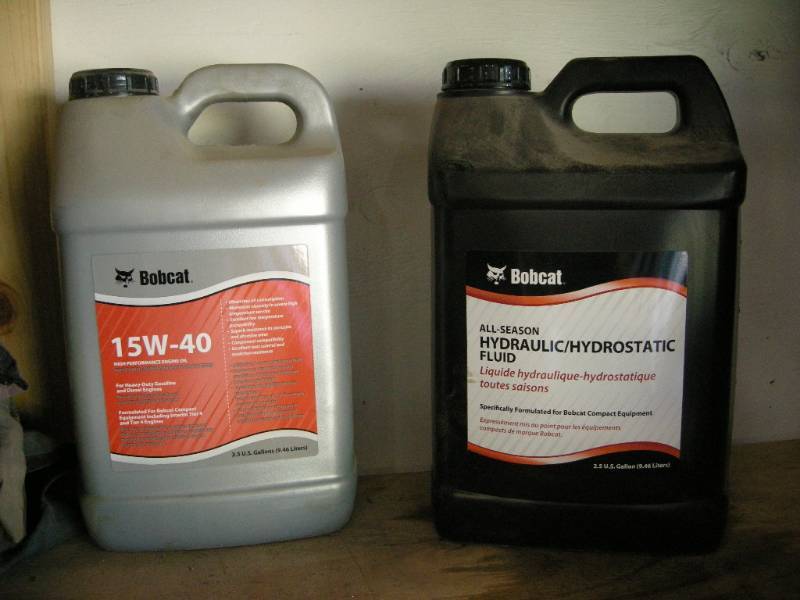 lot 192 image: Bobcat Hydraulic Fluid and Oil