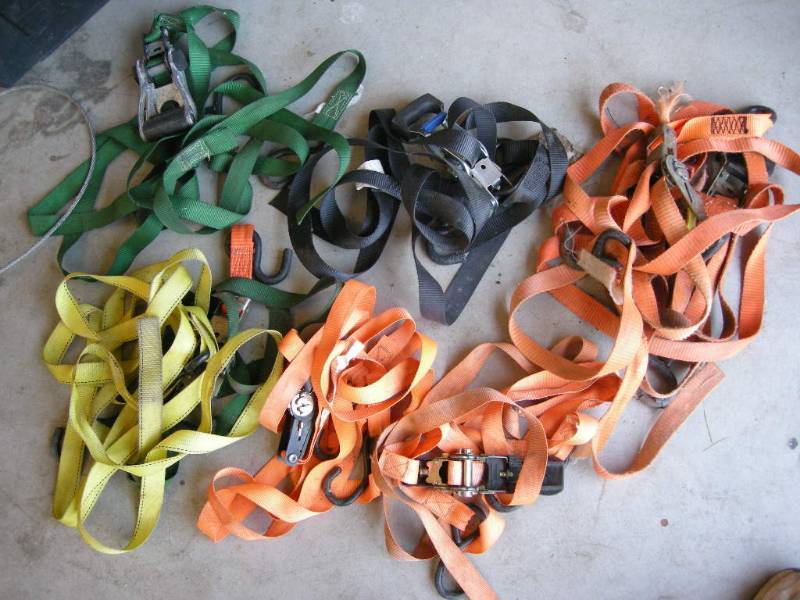 lot 196 image: 7 Ratchet Straps