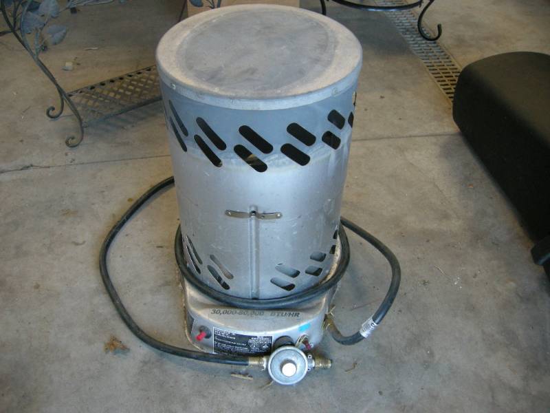 lot 214 image: Enerco Propane Heater 30,000-80,000