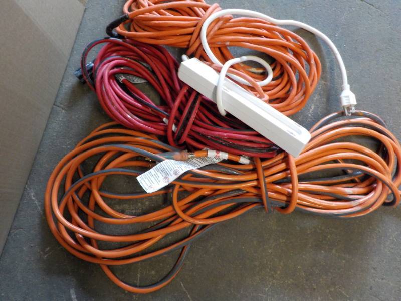 lot 13 image: Heavy Duty Extension Cords...