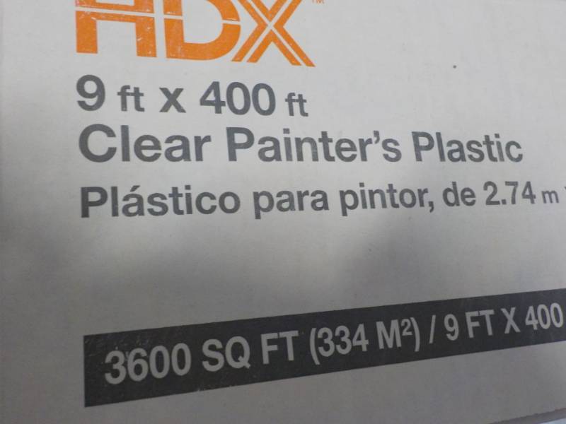 lot 19 image: Box of HDX 9 ft x 400 ft Clean Pain...