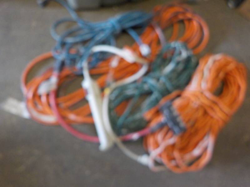lot 27 image: Heavy Duty Extension Cords...