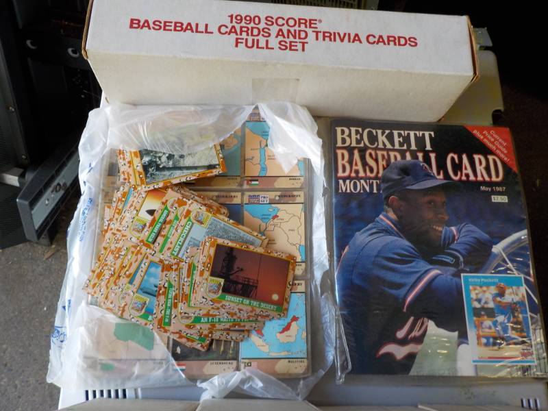 lot 54 image: 1990 Score Baseball Cards, 1987 Top...