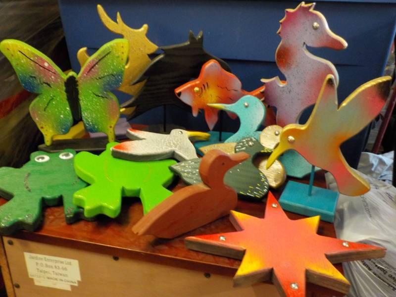 lot 62 image: Lot of wood Cut Outs...