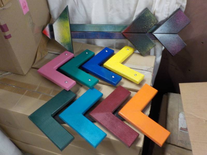 lot 65 image: Wood Arrow Cut Outs...