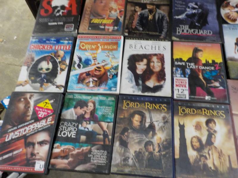 lot 132 image: DVDs...