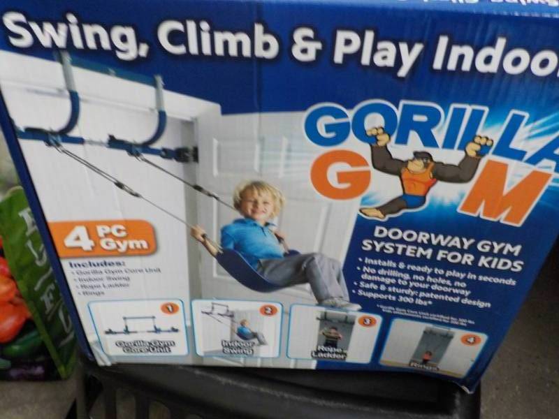 lot 134 image: Swing, Climb and Play 4 Pc Gym...