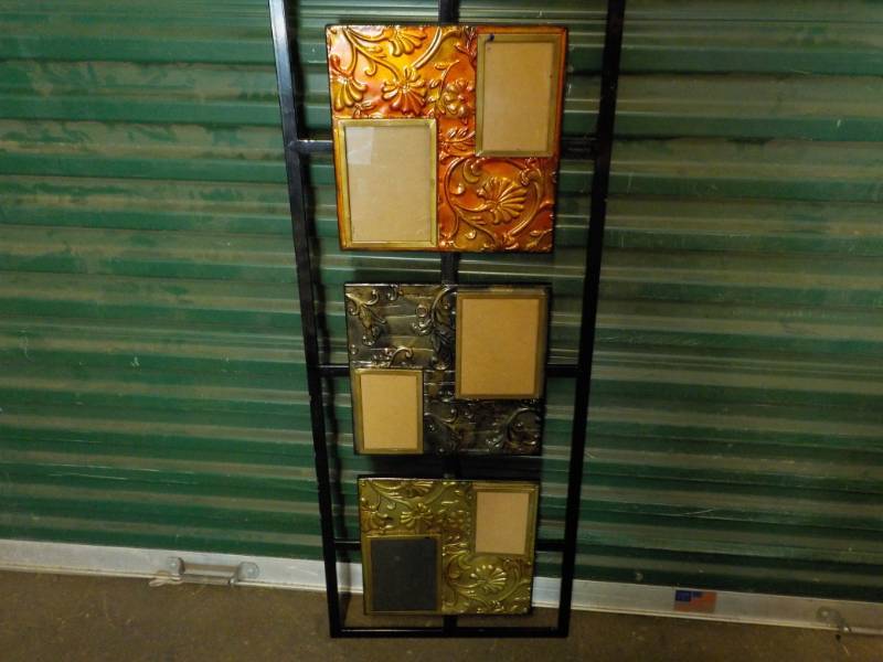 lot 146 image: Metal Wall Photo Dcor can hang e...