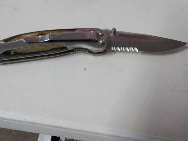 lot 159 image: Winchester Stainless Steel Pocket K...