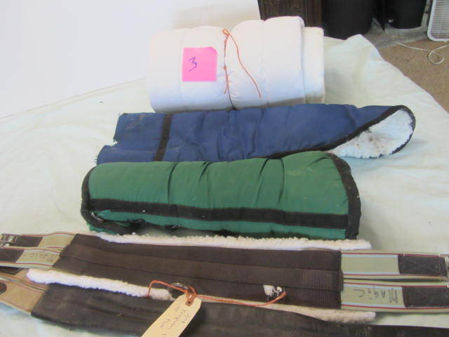 Pillow Wraps, Girths, Shipping Boots