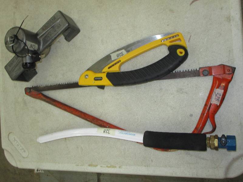 saws, sprinkler etc