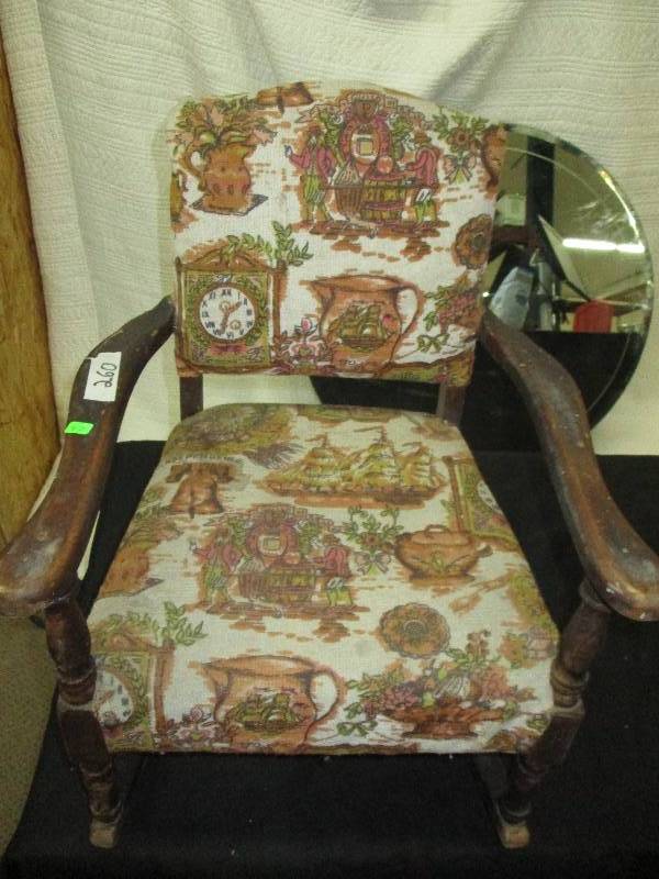 wooden rocking chair