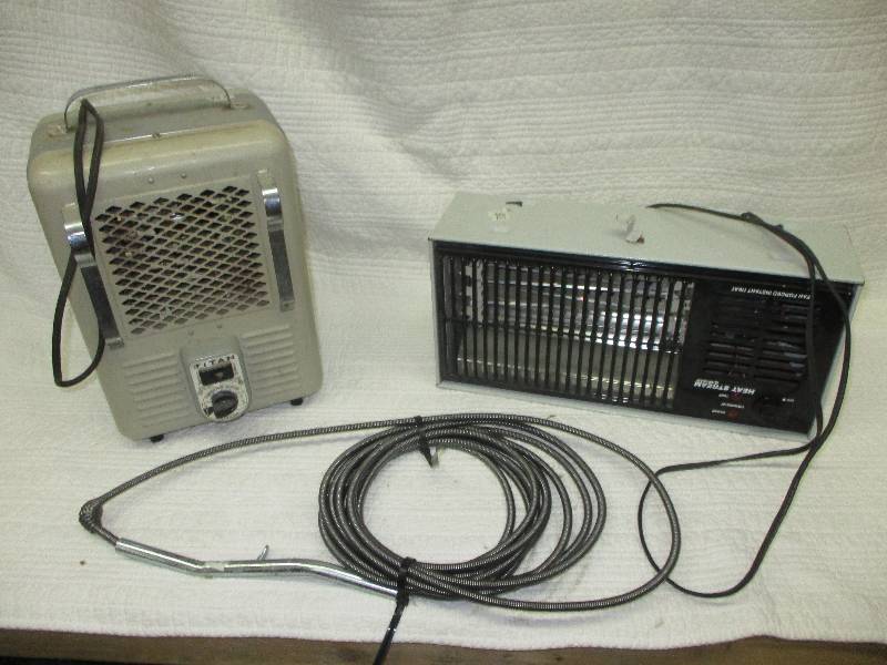 2 heaters, sewer snake