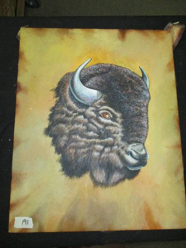 leather bison picture