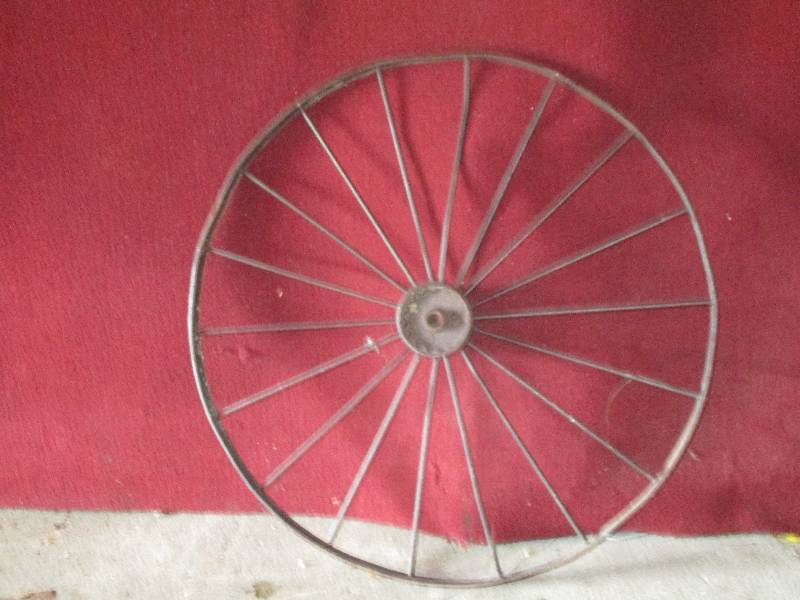 large steel wheel