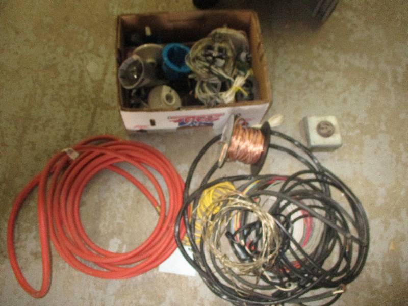 air hose, electrical items