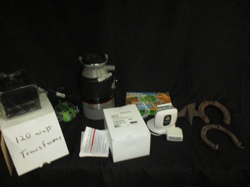 garrbage disposal transformer, security camera