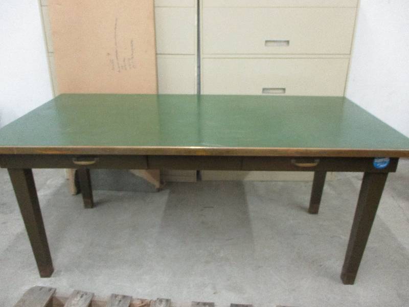 table about 6 foot, with 2 drawers by 3 feet wide