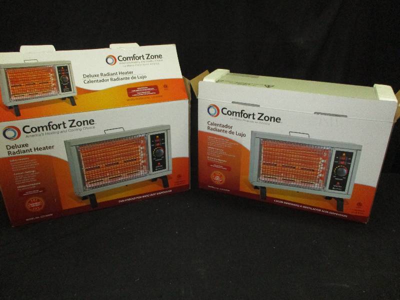 comfort zone heater electric 2 heaters