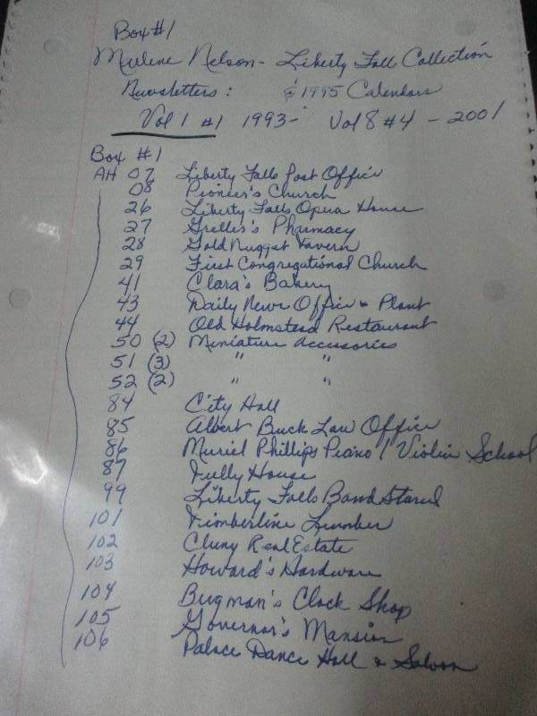 Liberty Falls Collection and newsletters and calenders