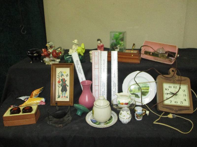 figurines, planters,