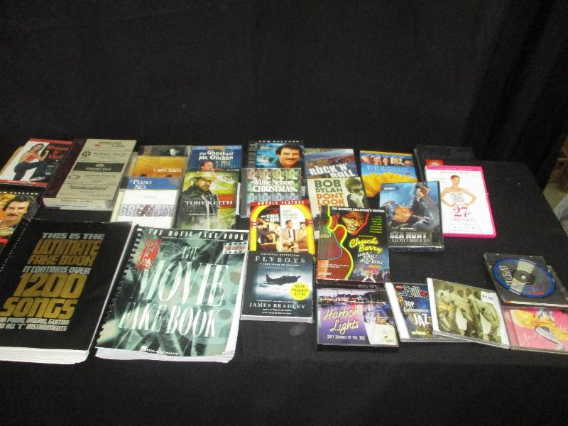 dvds song books, 1989 fergus falls directory cds