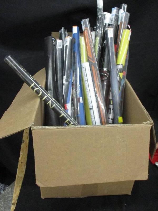 box of posters