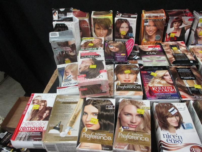 50 boxes of new hair colorings
