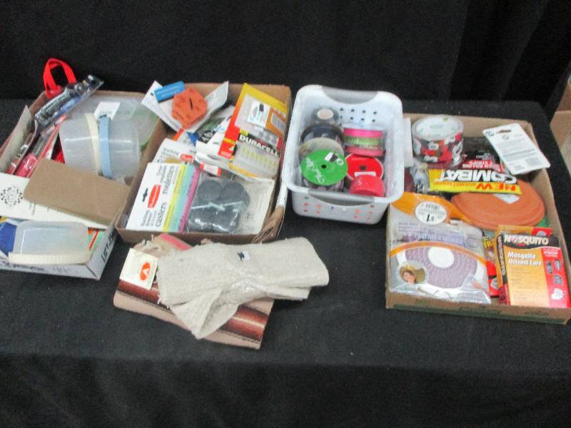 misc tape casters, ribbon
