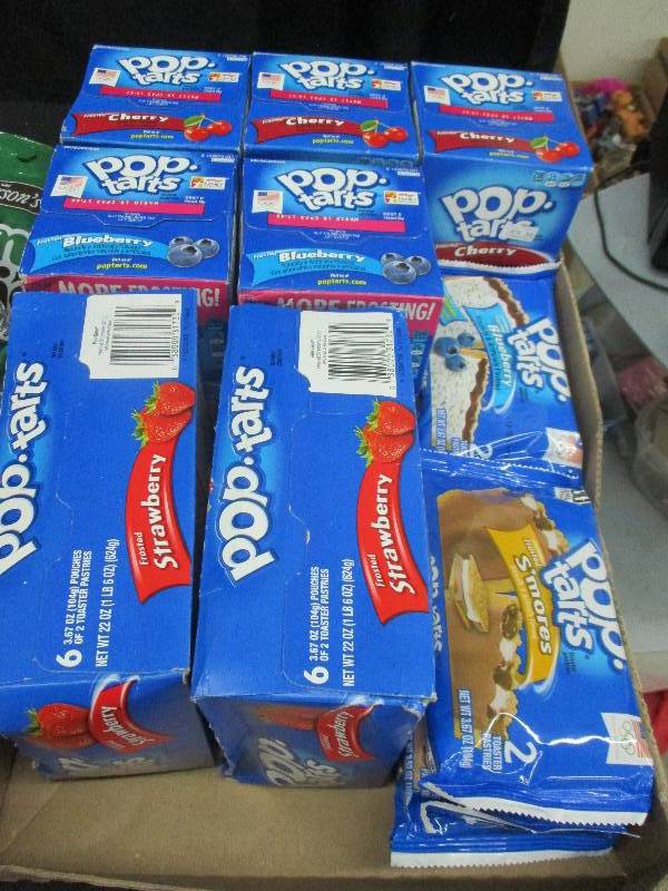 8 boxes pop tarts