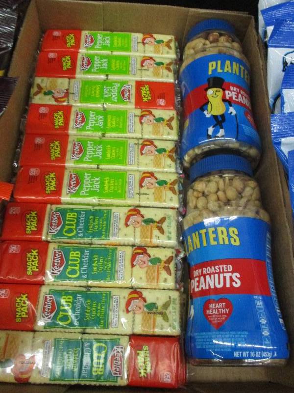 planters peanuts and keebler cracks 22 packs