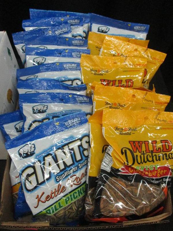 19 packs sunflower seeds