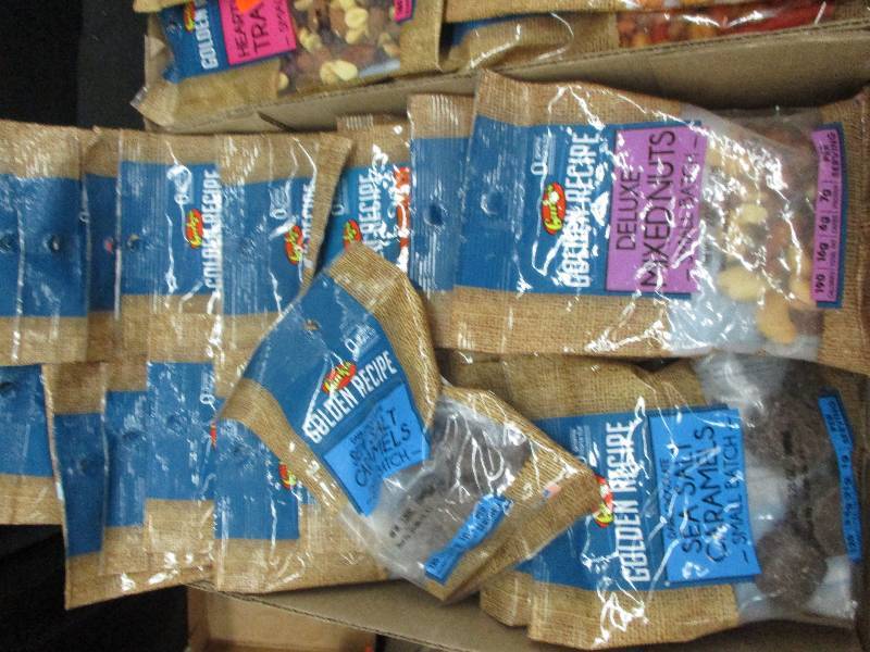 16 packs trail mix and peanuts