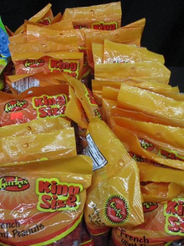 37 bags burnt peanuts