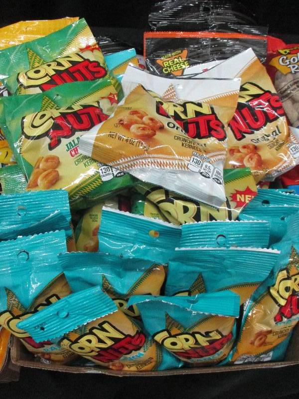 34 bags corn nuts and combo