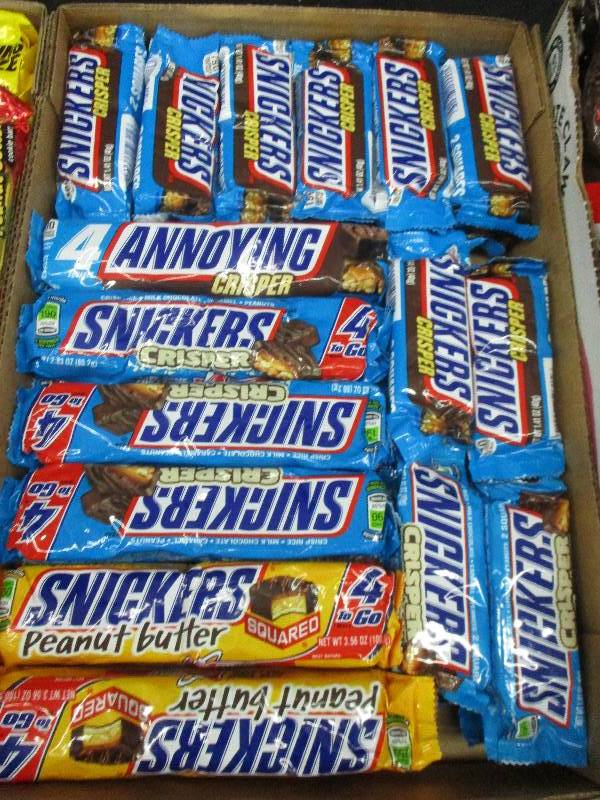 32 snicker candy bars