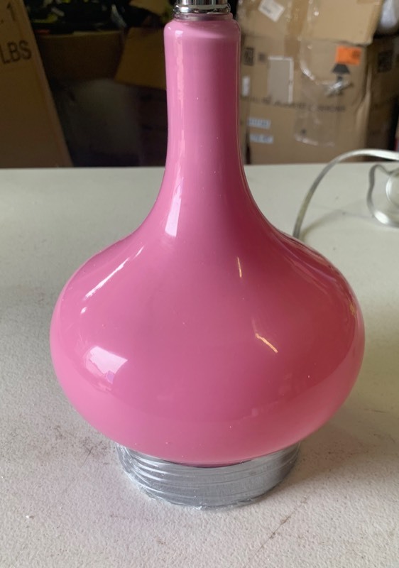 lot 34 image: Safevieh Kids table Lamp- Pink KID4087P