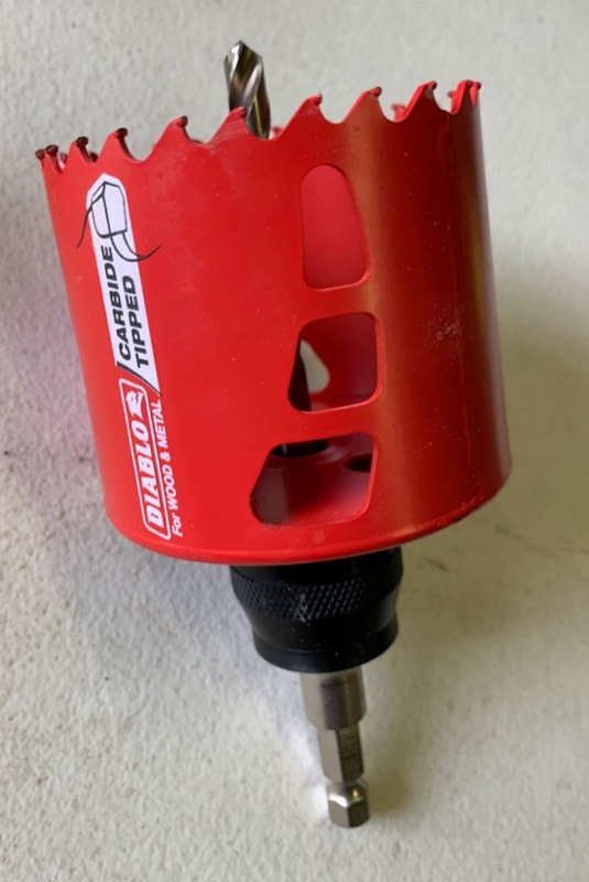 lot 57 image: Hole saw lot- Milwaukee Diablo, ryobi