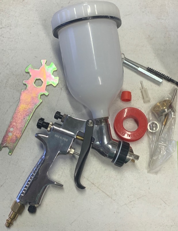 lot 100 image: Husky Gravity Feed HVLP Spray Gun