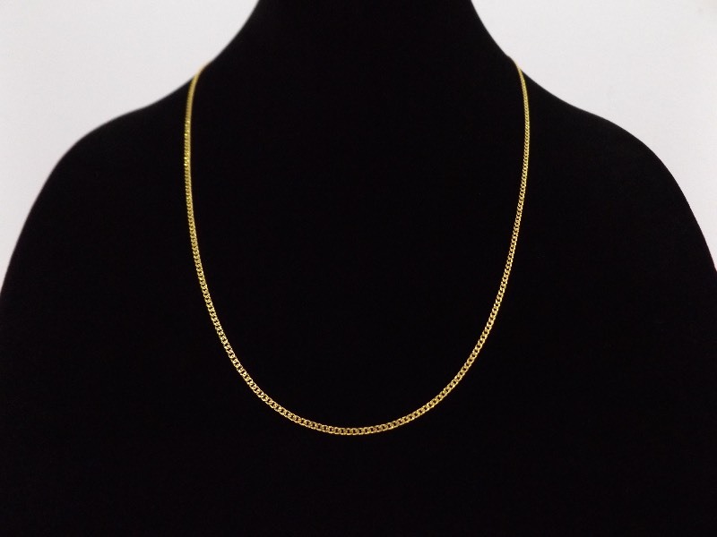 lot 54 image: 18k Yellow Gold Chain Necklace