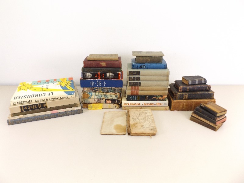lot 85 image: Large Lot of Antique and Vintage Books and Bibles