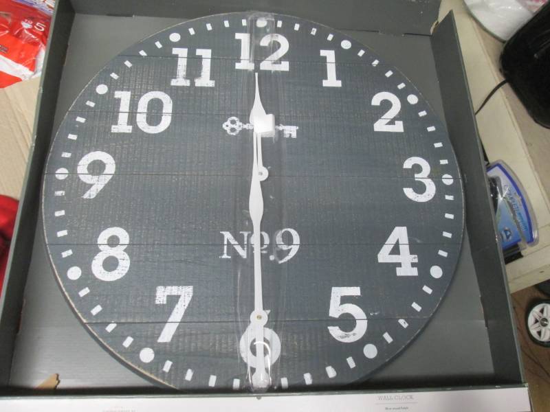 26 Barn wall clock...