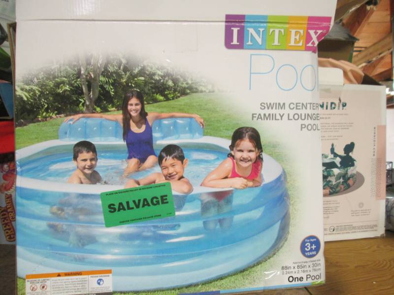 intex family pool untested...