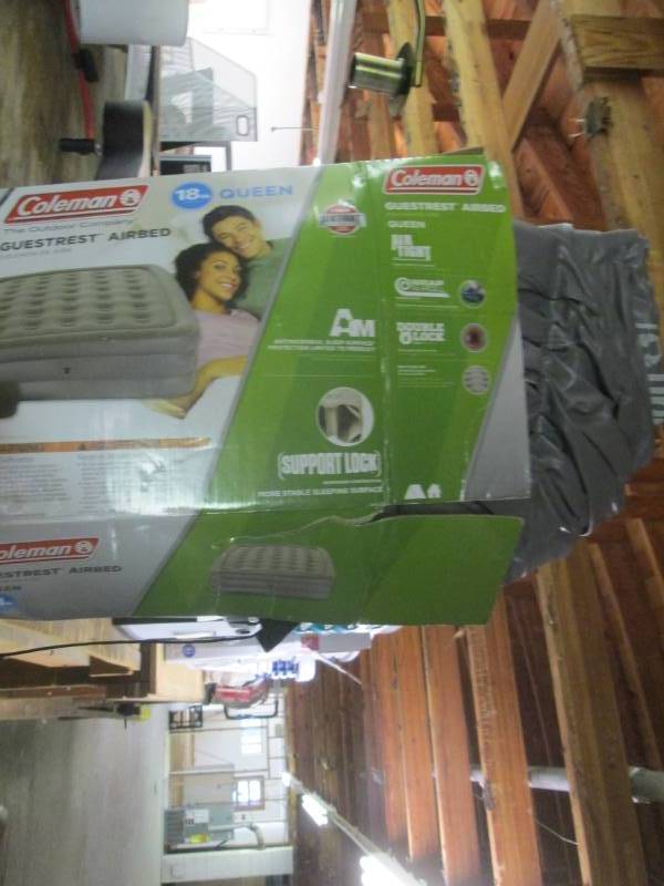 Coleman queen airbed untested...
