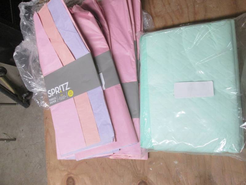 lot of 10 spritz packaging tissue ...