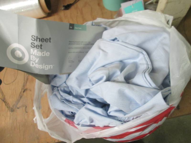 full size blue sheets open package...