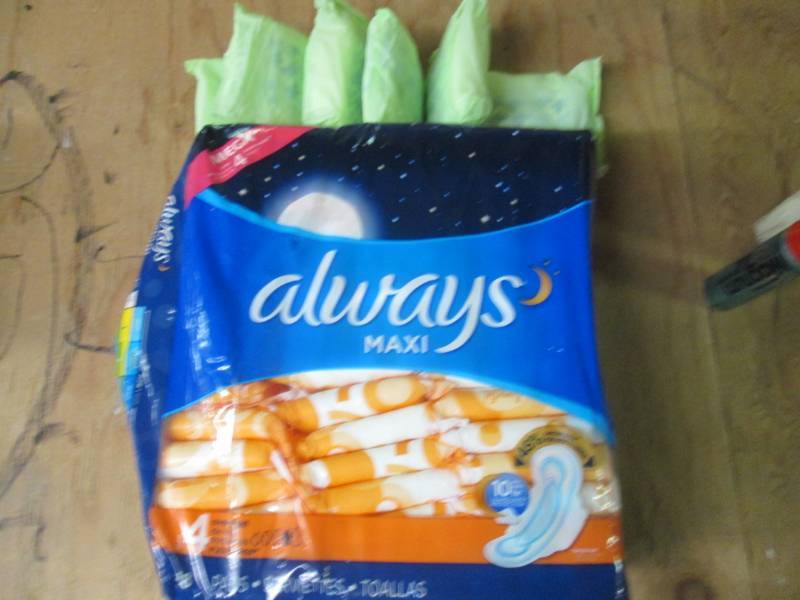 ladies hygiene items ...